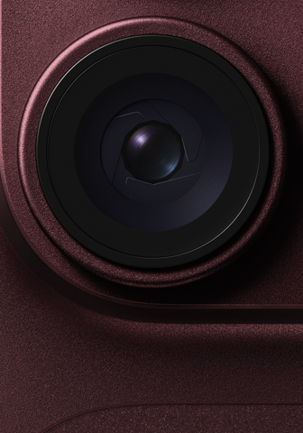 Main camera variable aperture lens featured on iPhone 18 Pro in burgundy color